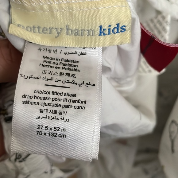 4 pottery barn kids crib sheets - Picture 5 of 5